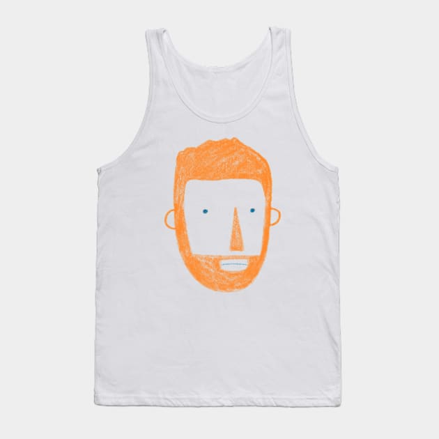 Ginger Man Tank Top by AnaRitaRobalo